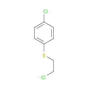 1-chloro-4-[(2-chloroethyl)thio]benzene
