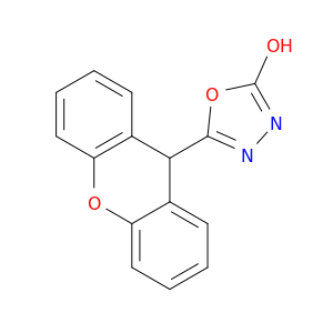 1,3,4-Oxadiazol-2(3H)-one,5-(9H-xanthen-9-yl)-