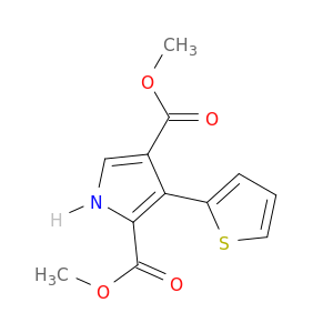 1H-Pyrrole-2,4-dicarboxylic acid, 3-(2-thienyl)-, dimethyl ester