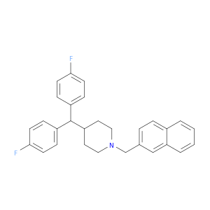 Piperidine, 4-[bis(4-fluorophenyl)methyl]-1-(2-naphthalenylmethyl)-