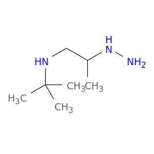 1-Propanamine, N-(1,1-dimethylethyl)-2-hydrazino-