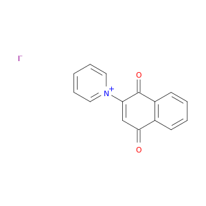 Pyridinium, 1-(1,4-dihydro-1,4-dioxo-2-naphthalenyl)-, iodide