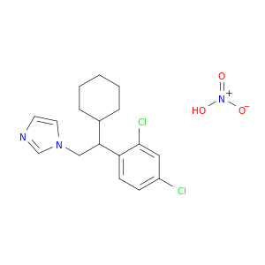 1H-Imidazole, 1-[2-cyclohexyl-2-(2,4-dichlorophenyl)ethyl]-, mononitrate