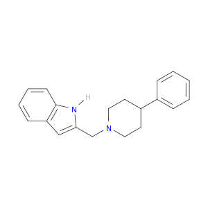 1H-Indole, 2-[(4-phenyl-1-piperidinyl)methyl]-