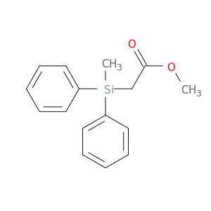 Acetic acid,2-(methyldiphenylsilyl)-, methyl ester