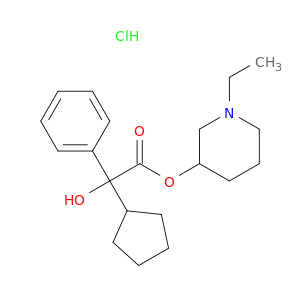 1-ethylpiperidin-3-yl cyclopentyl(hydroxy)phenylacetate