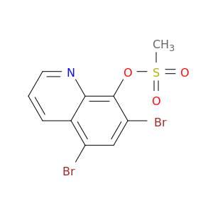8-Quinolinol,5,7-dibromo-, 8-methanesulfonate