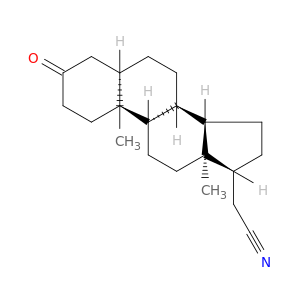 Pregnane-21-nitrile,3-oxo-, (5b)- (9CI)