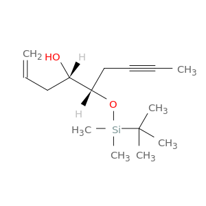 1-Nonen-7-yn-4-ol, 5-[[(1,1-dimethylethyl)dimethylsilyl]oxy]-, (4S,5S)-