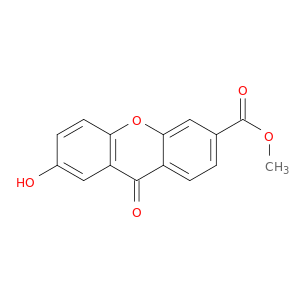 9H-Xanthene-3-carboxylic acid, 7-hydroxy-9-oxo-, methyl ester