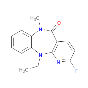 N11-ETHYL-2-FLUORO-N6-METHYL-6,11-DIHYDRO-5H-PYRIDO[2,3-B][1,5]BENZODIAZEPIN-5-ONE