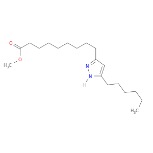 1H-Pyrazole-3-nonanoic acid, 5-hexyl-, methyl ester