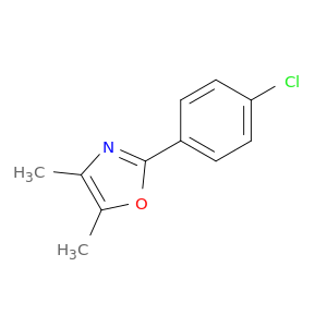 Oxazole, 2-(4-chlorophenyl)-4,5-dimethyl-