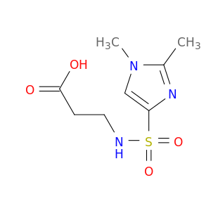 N-[(1,2-二甲基-1H-咪唑-4-基)磺酰基]-β-丙氨酸