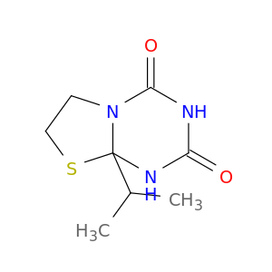 2H-Thiazolo[3,2-a]-1,3,5-triazine-2,4(3H)-dione,tetrahydro-8a-(1-methylethyl)-