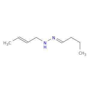 Butanal,2-(2-buten-1-yl)hydrazone