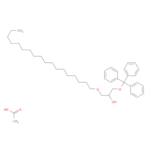 2-Propanol, 1-(octadecyloxy)-3-(triphenylmethoxy)-, acetate
