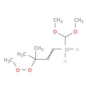 Silane, dimethoxymethyl[3-methyl-3-(methyldioxy)-1-butenyl]-