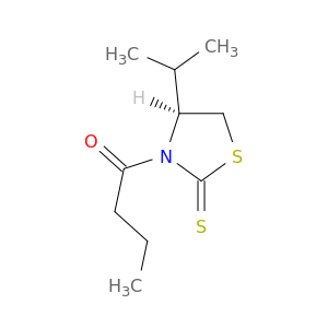 2-Thiazolidinethione, 4-(1-methylethyl)-3-(1-oxobutyl)-, (4S)-