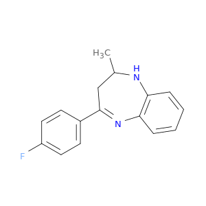 1H-1,5-Benzodiazepine, 4-(4-fluorophenyl)-2,3-dihydro-2-methyl-
