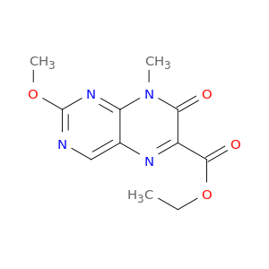 6-Pteridinecarboxylicacid, 7,8-dihydro-2-methoxy-8-methyl-7-oxo-, ethyl ester