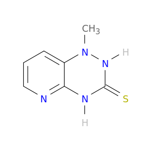 Pyrido[2,3-e]-1,2,4-triazine-3(2H)-thione, 1,4-dihydro-1-methyl-