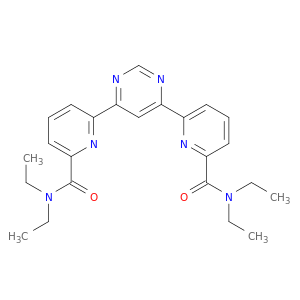 2-Pyridinecarboxamide, 6,6'-(4,6-pyrimidinediyl)bis[N,N-diethyl-