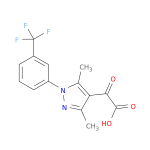 {3,5-二甲基-1-[3-（三氟甲基）苯基]-1H-吡唑-4-基}（氧代）乙酸