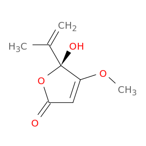 2(5H)-Furanone, 5-hydroxy-4-methoxy-5-(1-methylethenyl)-, (R)-