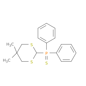 Phosphine sulfide, (5,5-dimethyl-1,3-dithian-2-yl)diphenyl-