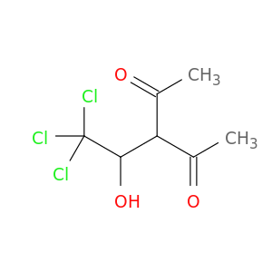3-(2,2,2-trichloro-1-hydroxyethyl)pentane-2,4-dione