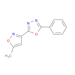 1,3,4-Oxadiazole, 2-(5-methyl-3-isoxazolyl)-5-phenyl-