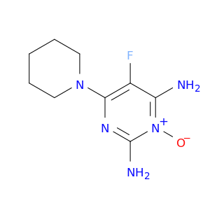 2,4-Pyrimidinediamine, 5-fluoro-6-(1-piperidinyl)-, 3-oxide
