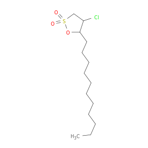 1,2-Oxathiolane,4-chloro-5-undecyl-, 2,2-dioxide