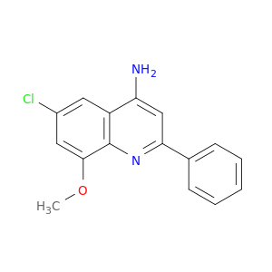 4-Amino-6-chloro-8-methoxy-2-phenylquinoline