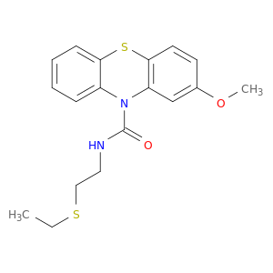 N-(2-(ETHYLTHIO)ETHYL)-2-METHOXY-10H-PHENOTHIAZINE-10-CARBOXAMIDE