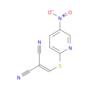 Propanedinitrile, [[(5-nitro-2-pyridinyl)thio]methylene]-