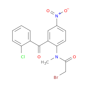 Acetamide, 2-bromo-N-[2-(2-chlorobenzoyl)-4-nitrophenyl]-N-methyl-