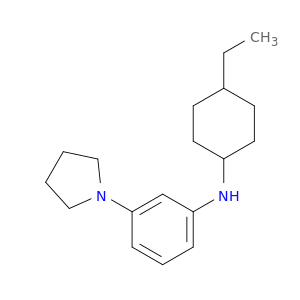 N-(4-Ethylcyclohexyl)-3-(pyrrolidin-1-yl)aniline