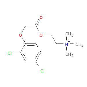 Ethanaminium, 2-[[(2,4-dichlorophenoxy)acetyl]oxy]-N,N,N-trimethyl-