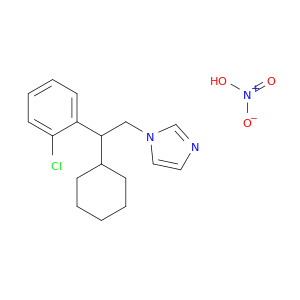 1H-Imidazole, 1-[2-(2-chlorophenyl)-2-cyclohexylethyl]-, mononitrate