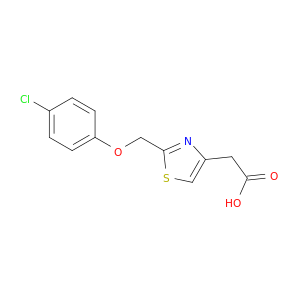 2-[2-(4-Chlorophenoxymethyl)-1,3-thiazol-4-yl]acetic Acid