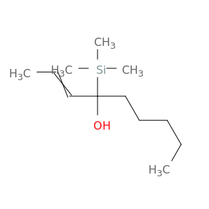 2-Nonen-4-ol, 4-(trimethylsilyl)-