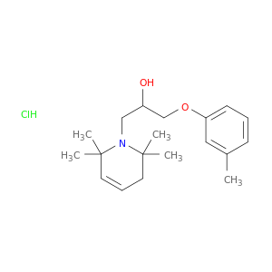 1-(3-methylphenoxy)-3-(2,2,6,6-tetramethyl-3,6-dihydropyridin-1(2h)-yl)propan-2-ol hydrochloride(1:1)