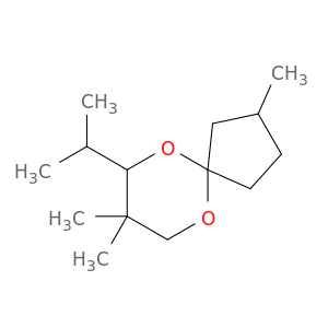 6,10-Dioxaspiro[4.5]decane, 2,8,8-trimethyl-7-(1-methylethyl)-