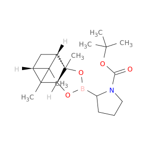2-[(3AS,4S,6S,7AR)-六氢-3A,5,5-三甲基-4,6-甲桥-1,3,2-苯并二氧硼戊环-2-基]-1-吡咯烷羧酸叔丁酯