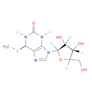 Xanthosine, 6-S-methyl-6-thio-