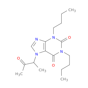 1H-Purine-2,6-dione, 1,3-dibutyl-3,7-dihydro-7-(1-methyl-2-oxopropyl)-