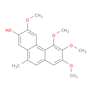 2-Phenanthrenol, 3,5,6,7-tetramethoxy-10-methyl-