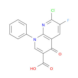 7-CHLORO-6-FLUORO-4-OXO-1-PHENYL-1,4-DIHYDRO-[1,8]NAPHTHYRIDINE-3-CARBOXYLIC ACID